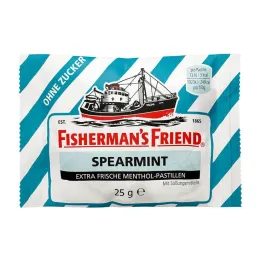 Fishermans Friend Spearmint suhkruvabad pastillid, 25 g