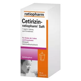 CETIRIZIN-ratiopharm mahl, 75 ml