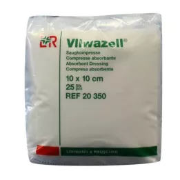 VLIWAZELL Imavad kompressid mittesteriilsed 10x10 cm, 25 tk