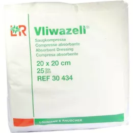VLIWAZELL Imavad kompressid mittesteriilsed 20x20 cm, 25 tk
