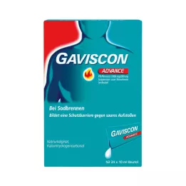 GAVISCON Advance Peppermint Suspensioon, 12X10 ml