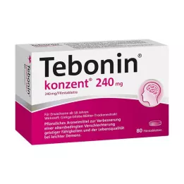TEBONIN konzent 240 mg õhukese polümeerikattega tabletid, 80 tk