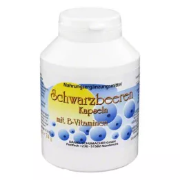 SCHWARZBEEREN Kapseln, 180 tk