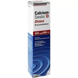 CALCIUM SANDOZ D Osteo kihisevad tabletid, 20 tk