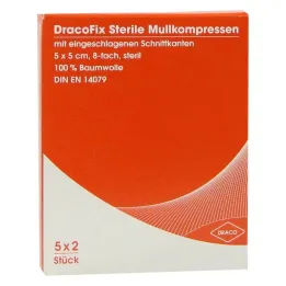 Dracofix Peel kompressid, 5x2 tk