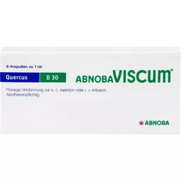 ABNOBAVISCUM Quercus D 30 ampullid, 8 tk