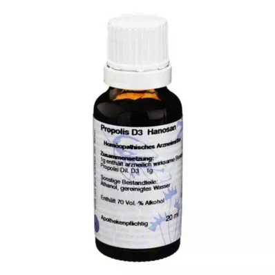 PROPOLIS D3 lahjendus, 20 ml PROPOLIS D3 lahjendus, 20 ml