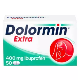 DOLORMIN ekstra õhukese polümeerikattega tabletid, 50 tk