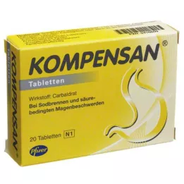 KOMPENSAN Tabletid 340 mg, 20 tk