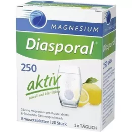 MAGNESIUM DIASPORAL 250 aktiivsed kihisevad tabletid, 20 tk