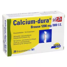 CALCIUM DURA Vit D3 kihisev 1200 mg/800 I.E., 20 tk