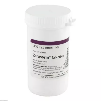 Zerosorin tabletid, 300 tk