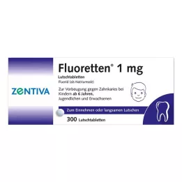 FLUORETTEN 1,0 mg tabletid, 300 tk