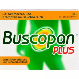 Buscopan Plus õhukese polümeerikattega tabletid, 20 tk