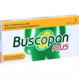 BUSCOPAN pluss 10 mg/800 mg suposiidid, 5 tk