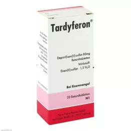 TARDYFERON Toimeainet prolongeeritult vabastavad tabletid, 20 tk