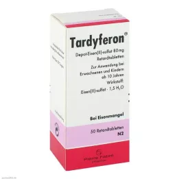 TARDYFERON Toimeainet prolongeeritult vabastavad tabletid, 50 tk