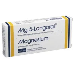 MG 5 LONGORAL närimistabletti, 20 tk