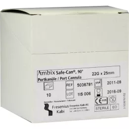AMBIX Safe-Can Portpunkt.Kan.22 Gx25 mm kumer, 10 tk