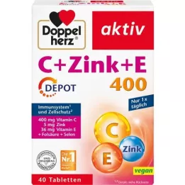 DOPPELHERZ c+zink+e depoo tabletid, 40 tk