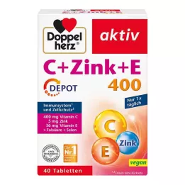DOPPELHERZ C+Zinc+E Depo tabletid, 40 tk
