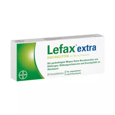 LEFAX ekstra närimistabletid, 20 tk LEFAX ekstra närimistabletid, 20 tk