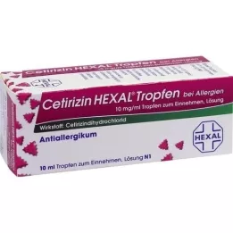 CETIRIZIN HEXAL tilgad allergiad, 10 ml