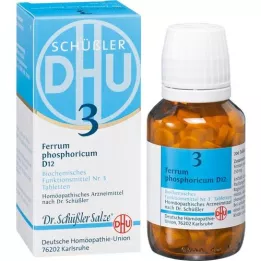 BIOCHEMIE DHU 3 Ferrumi fosforicum D 12 tabletid, 200 tk