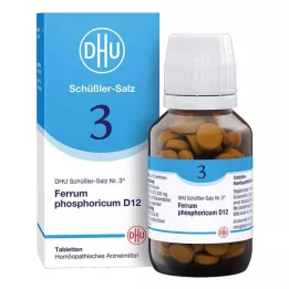 BIOCHEMIE DHU 3 Ferrum phosphoricum D 12 tabletti, 200 tk