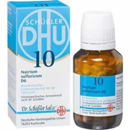 BIOCHEMIE DHU 10 naatriumsulfuricum D 6 tabletti, 200 tk
