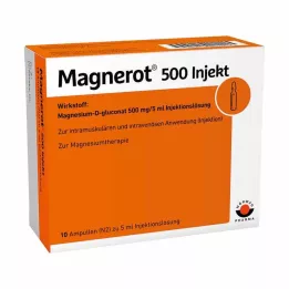 MAGNEROT 500 süsteampulli, 10X5 ml