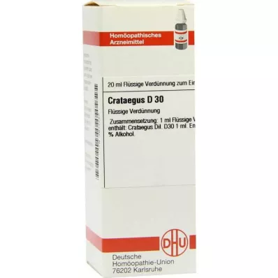 CRATAEGUS D 30 Lahjendus, 20 ml CRATAEGUS D 30 Lahjendus, 20 ml