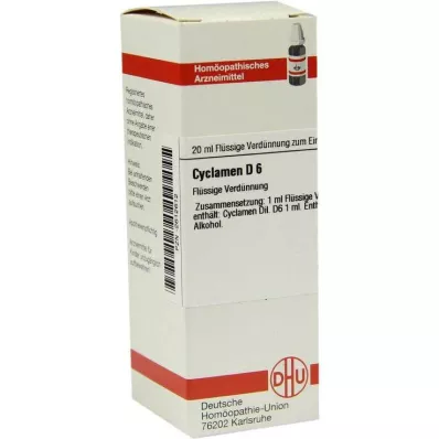 CYCLAMEN D 6 Lahjendus, 20 ml