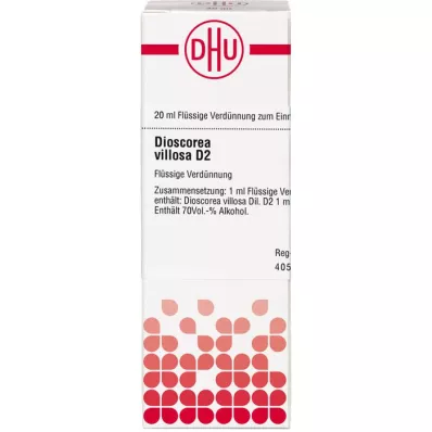 DIOSCOREA VILLOS D2, 20 ml DIOSCOREA VILLOS D2, 20 ml