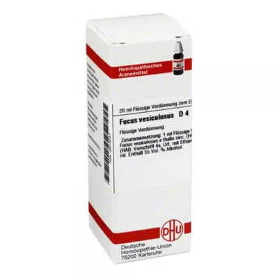 FUCUS VESICUL D4, 20 ml FUCUS VESICUL D4, 20 ml