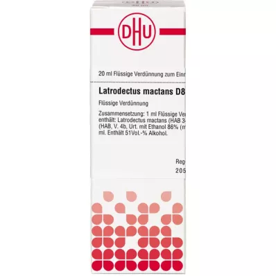 LATRODECTUS mactans D 8 Lahjendus, 20 ml