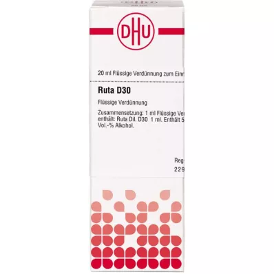 RUTA D 30 Lahjendus, 20 ml