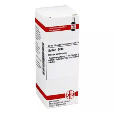 SULFUR D 30 Lahjendus, 20 ml