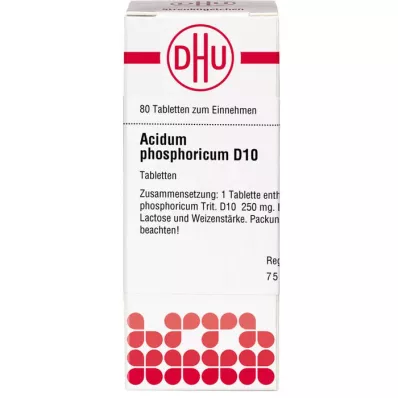 ACIDEUM PHOS D10, 80 tk