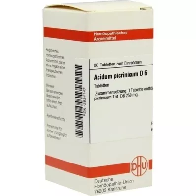 ACIDEM PICRINIC D 6, 80 tk ACIDEM PICRINIC D 6, 80 tk