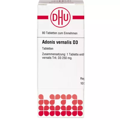 Adonis Vernalis D 3, 80 tk Adonis Vernalis D 3, 80 tk