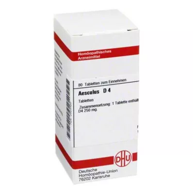 AESCULUS D 4 tabletti, 80 tk AESCULUS D 4 tabletti, 80 tk