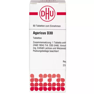 Agaricus D30, 80 tk