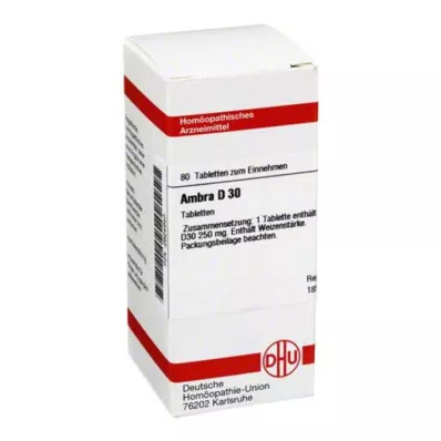 AMBRA D 30 tabletti, 80 tk
