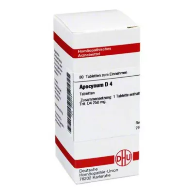 APOCYNUM D 4 tabletti, 80 tk