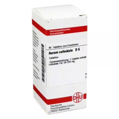 AURUM COLLOIDALE D 6 tabletti, 80 tk AURUM COLLOIDALE D 6 tabletti, 80 tk
