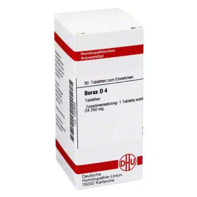 BORAX D 4 tabletti, 80 tk BORAX D 4 tabletti, 80 tk