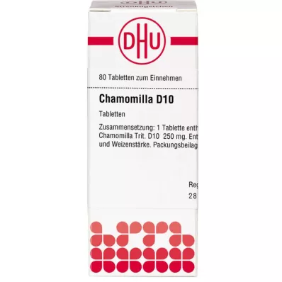 CHAMOMILLA D 10 tabletid, 80 tk CHAMOMILLA D 10 tabletid, 80 tk