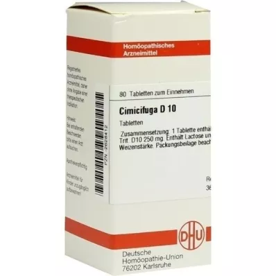 CIMICIFUGA D10, 80 tk