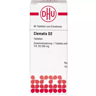 CLEMATIS D 2 tabletid, 80 tk CLEMATIS D 2 tabletid, 80 tk